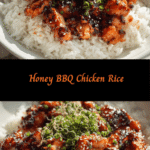 Savor the Flavor: Irresistible Honey BBQ Chicken Rice Delight