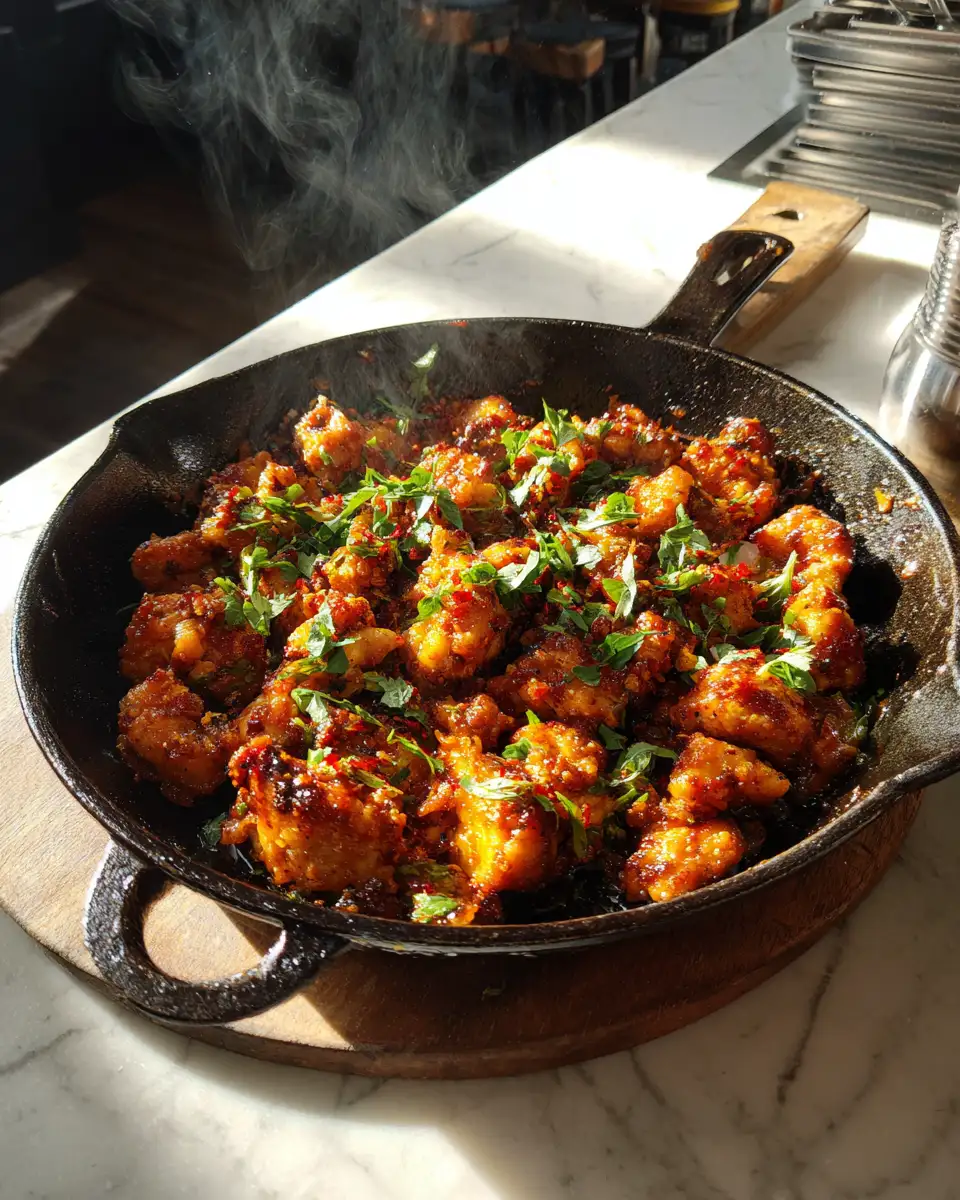 Final dish - Sizzling Honey Butter Chicken Skillet: A Sweet and Savory Delight