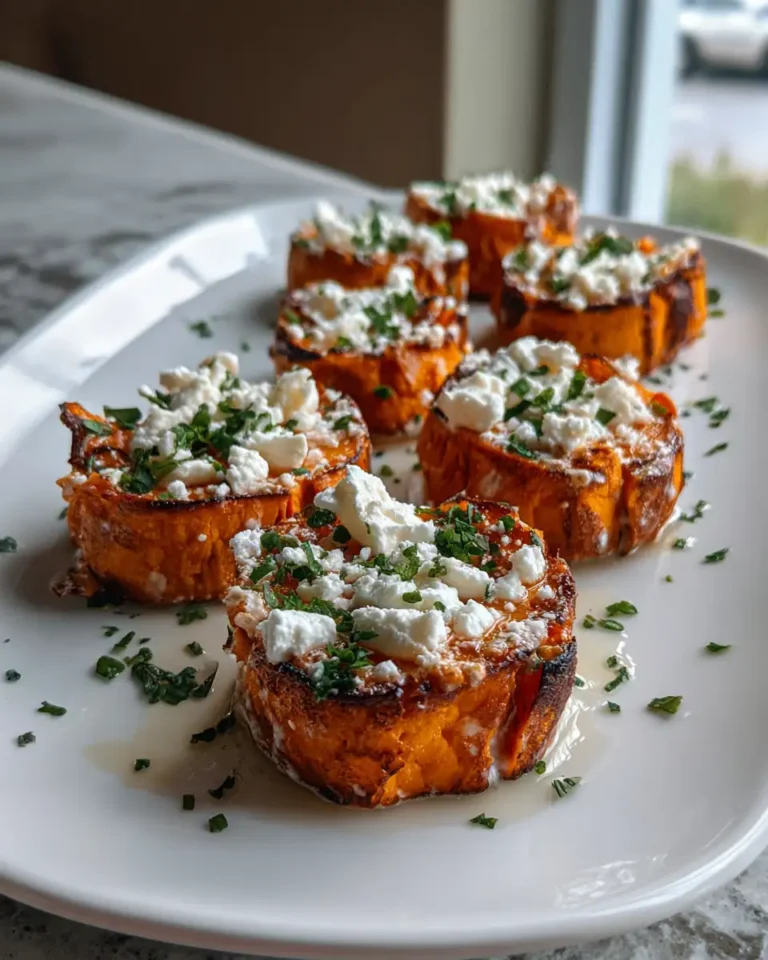 Sweet Meets Savory: Irresistible Honey Feta Sweet Potato Rounds - Featured Image