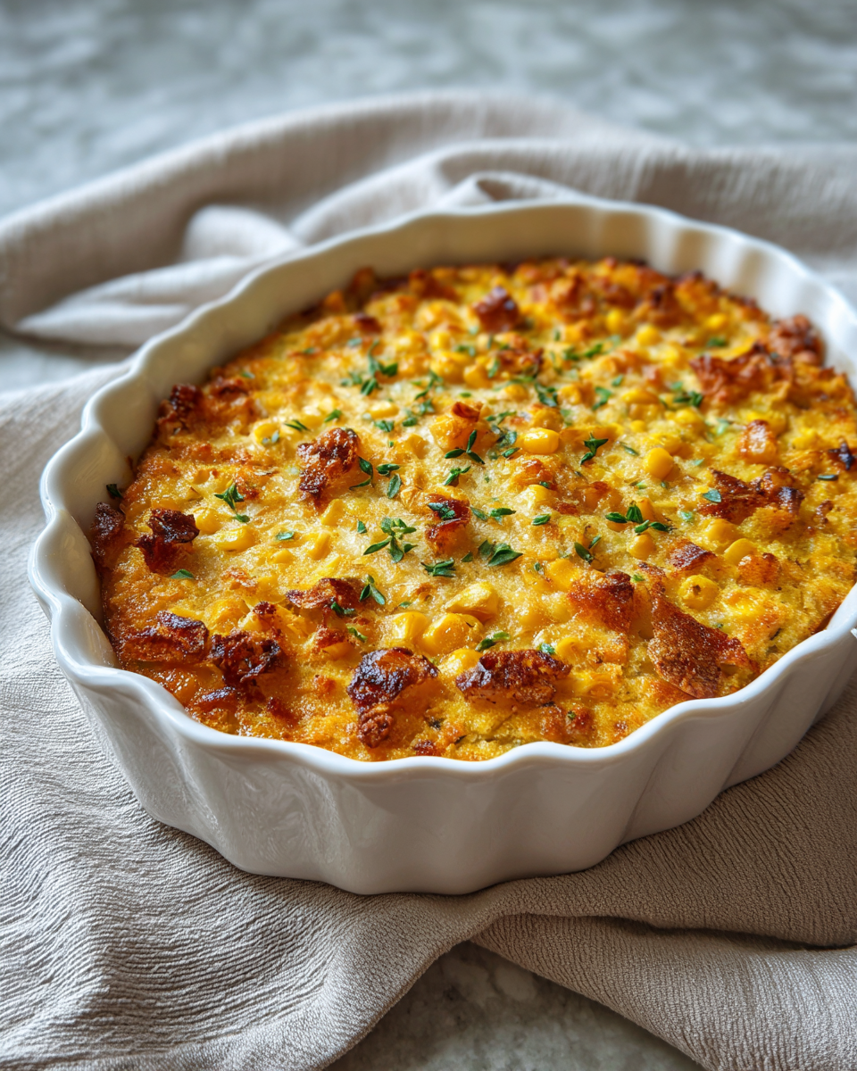 Sweet Symphony: Discover the Magic of Honey-Glazed Corn Casserole 6 Final dish - Sweet Symphony: Discover the Magic of Honey-Glazed Corn Casserole