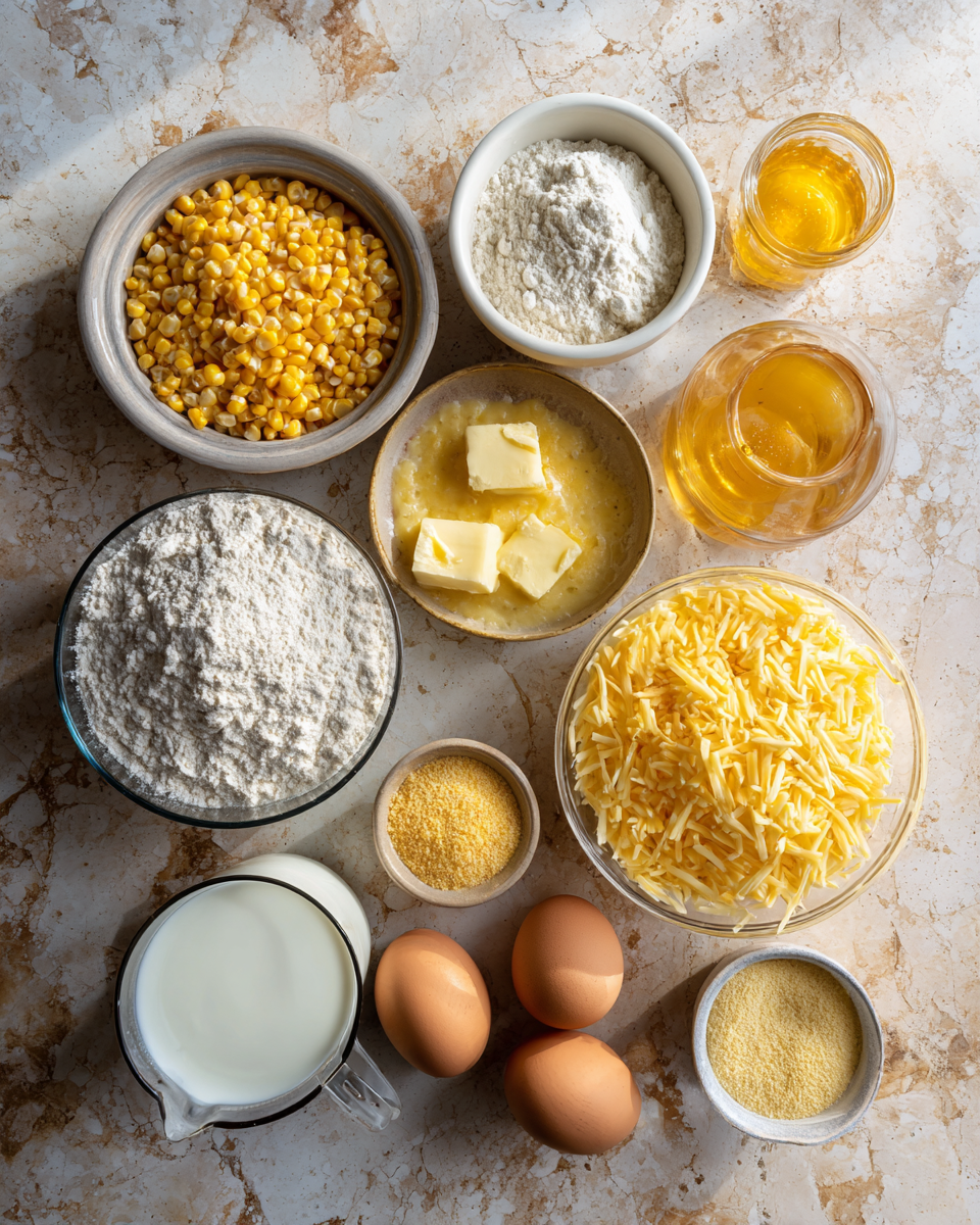 Sweet Symphony: Discover the Magic of Honey-Glazed Corn Casserole 4 Ingredients for Sweet Symphony: Discover the Magic of Honey-Glazed Corn Casserole