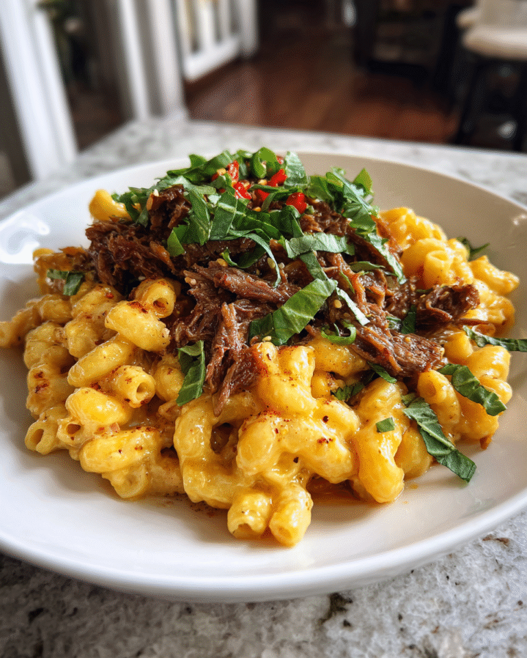 Indulge in Comfort: Honey Pepper Beef Mac and Cheese Delight - Featured Image