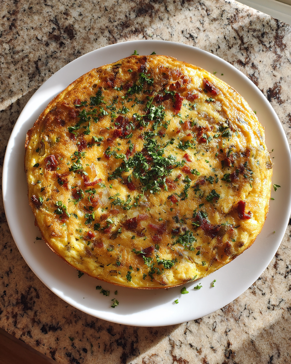 Final dish - Savor the Comfort: Ina Garten's Ultimate Bacon Potato Frittata Delight