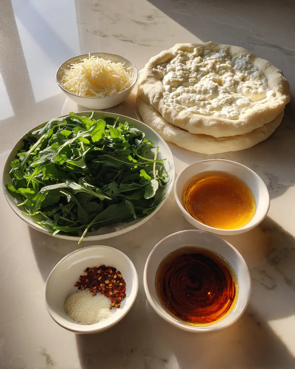 Ingredients for Savor the Irresistible Hot Honey Ricotta Pizza Delight