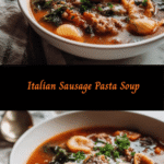 Cozy Up with a Bowl of Italian Sausage Pasta Soup Perfection