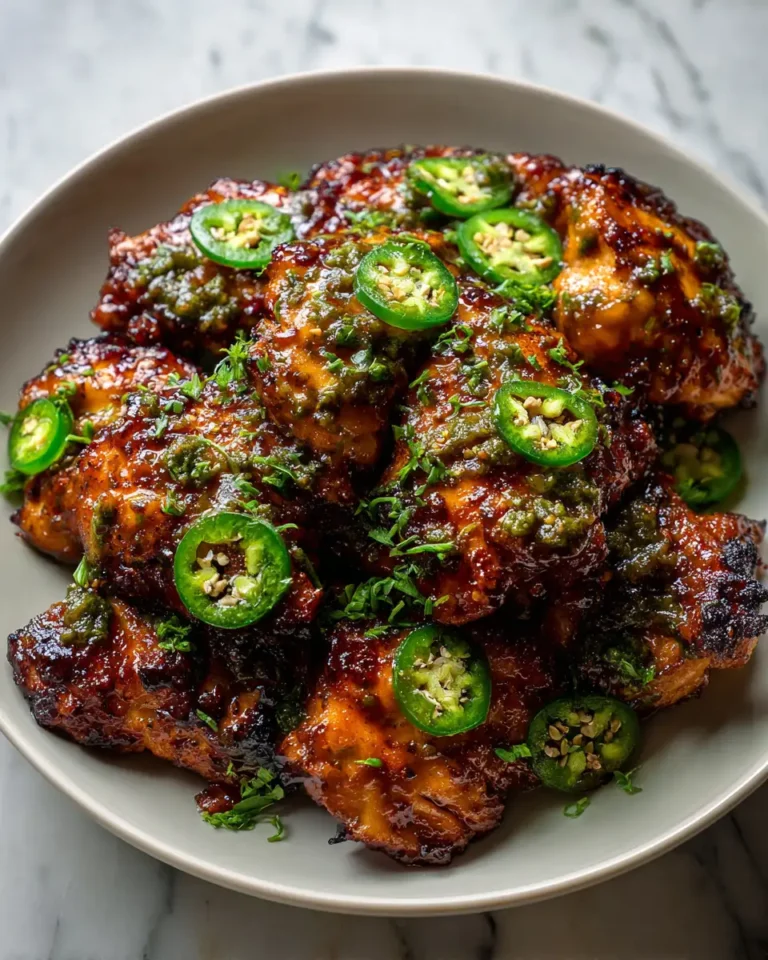 Spice Meets Sweet: Irresistible Jalapeño Peach Glazed Chicken - Featured Image