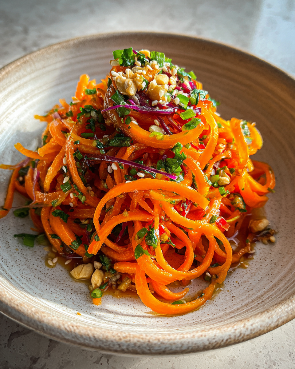 Final dish - Spice Up Your Table with Vibrant Korean Carrot Salad