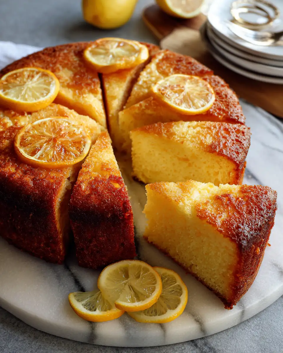 Final dish - Irresistibly Zesty: Discover the Ultimate Lemon Cake Moist Recipe
