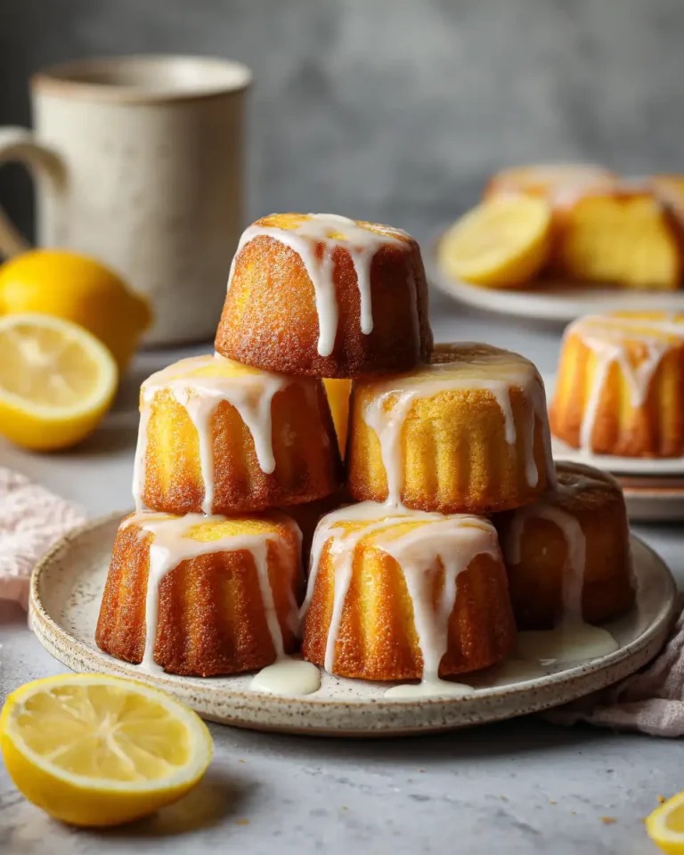 Zesty Delight Lemon Drizzle Mini Cakes to Brighten Your Day - Featured Image