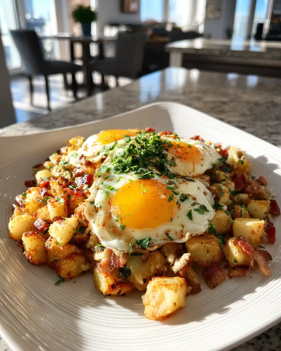 Final dish - Sizzle into the Weekend with a Loaded Brunch Potato Skillet Extravaganza