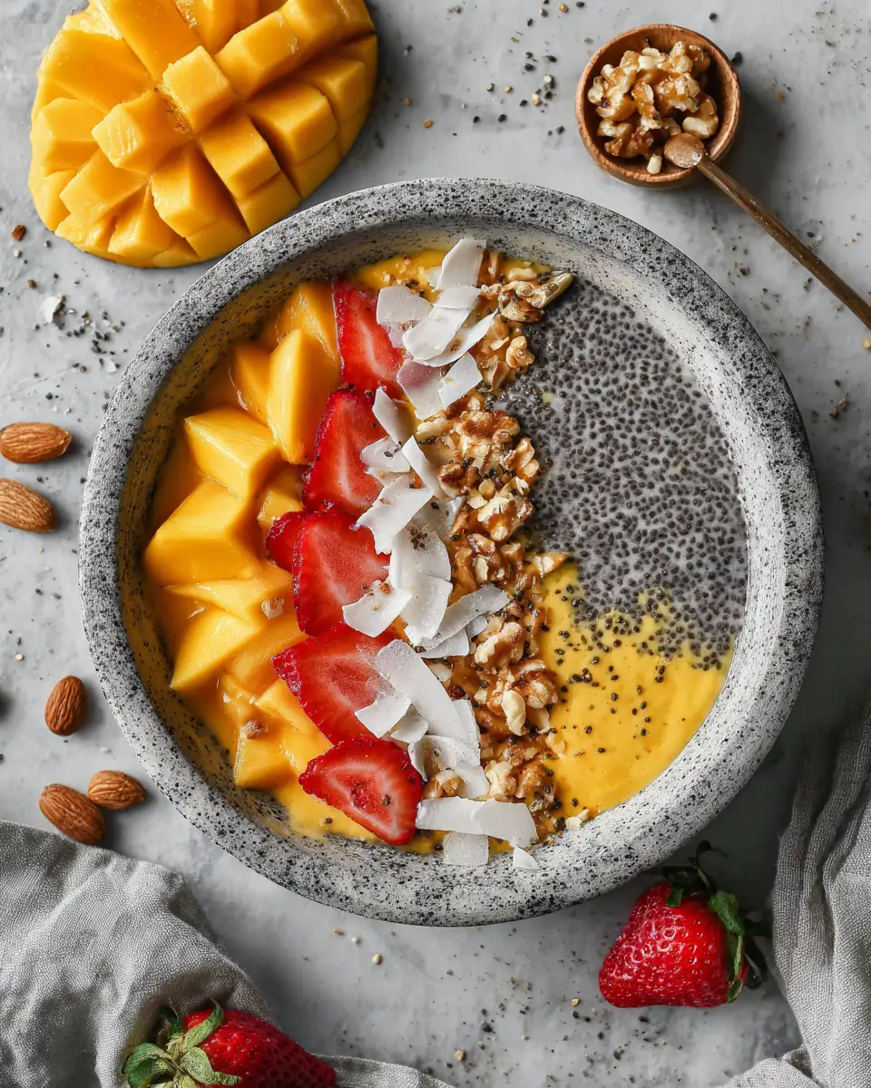 Final dish - Tropical Bliss: Dive into Mango Coconut Chia Pudding