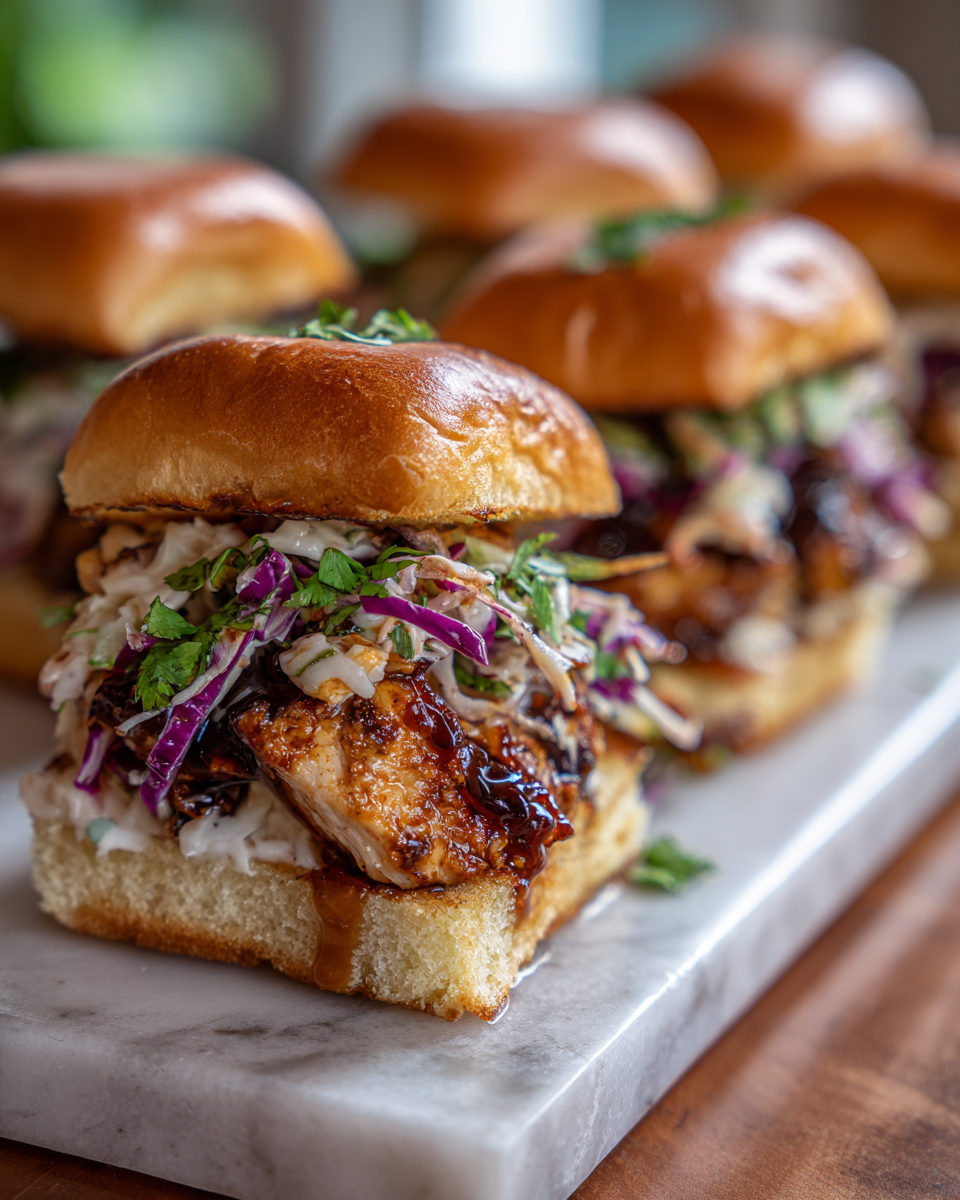 Final dish - Sweet & Savory Delight: Maple Chicken Sliders That Wow