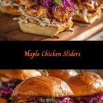 Sweet & Savory Delight: Maple Chicken Sliders That Wow