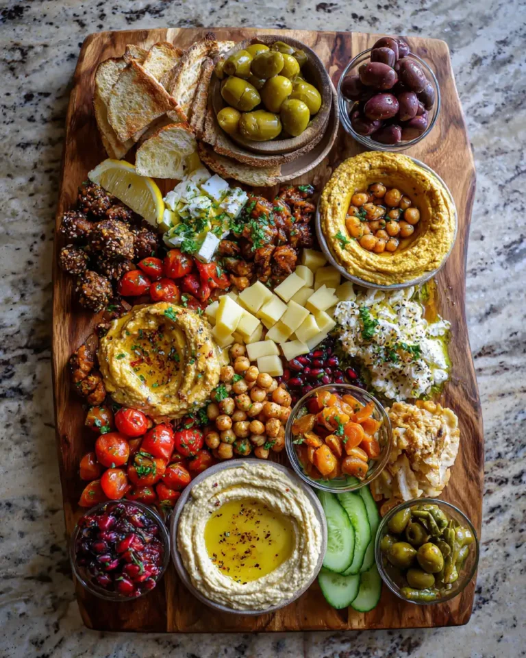 Mediterranean Hummus Platter Board: A Feast for the Senses - Featured Image