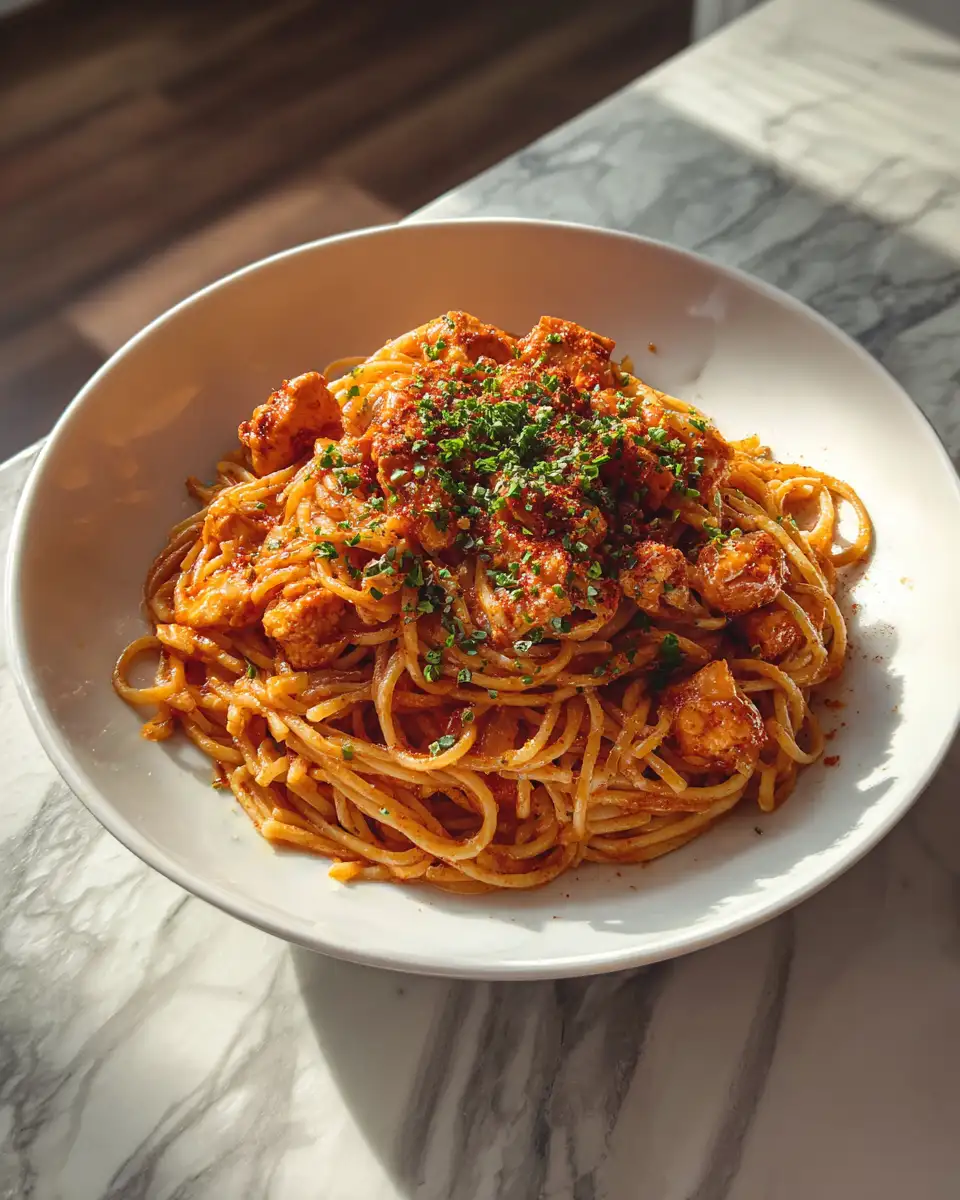 Final dish - Spice Up Your Dinner with Mexican Chicken Spaghetti