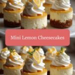 Bite-Sized Bliss: Irresistible Mini Lemon Cheesecakes