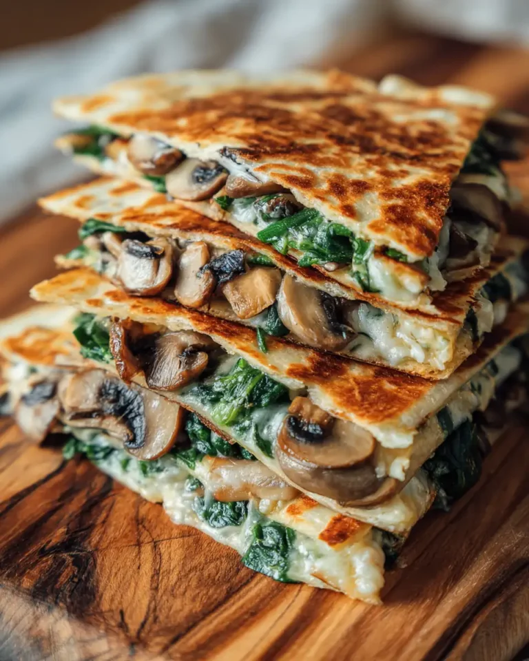Savor the Flavor: Ultimate Mushroom & Spinach Quesadilla Delight - Featured Image