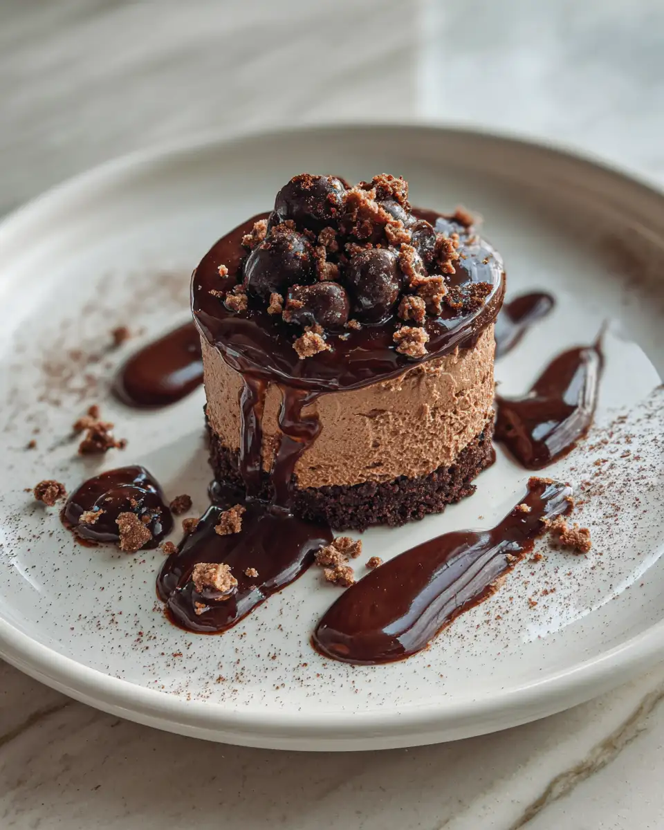 Final dish - Indulge in Bliss with This Easy No Bake Chocolate Dessert