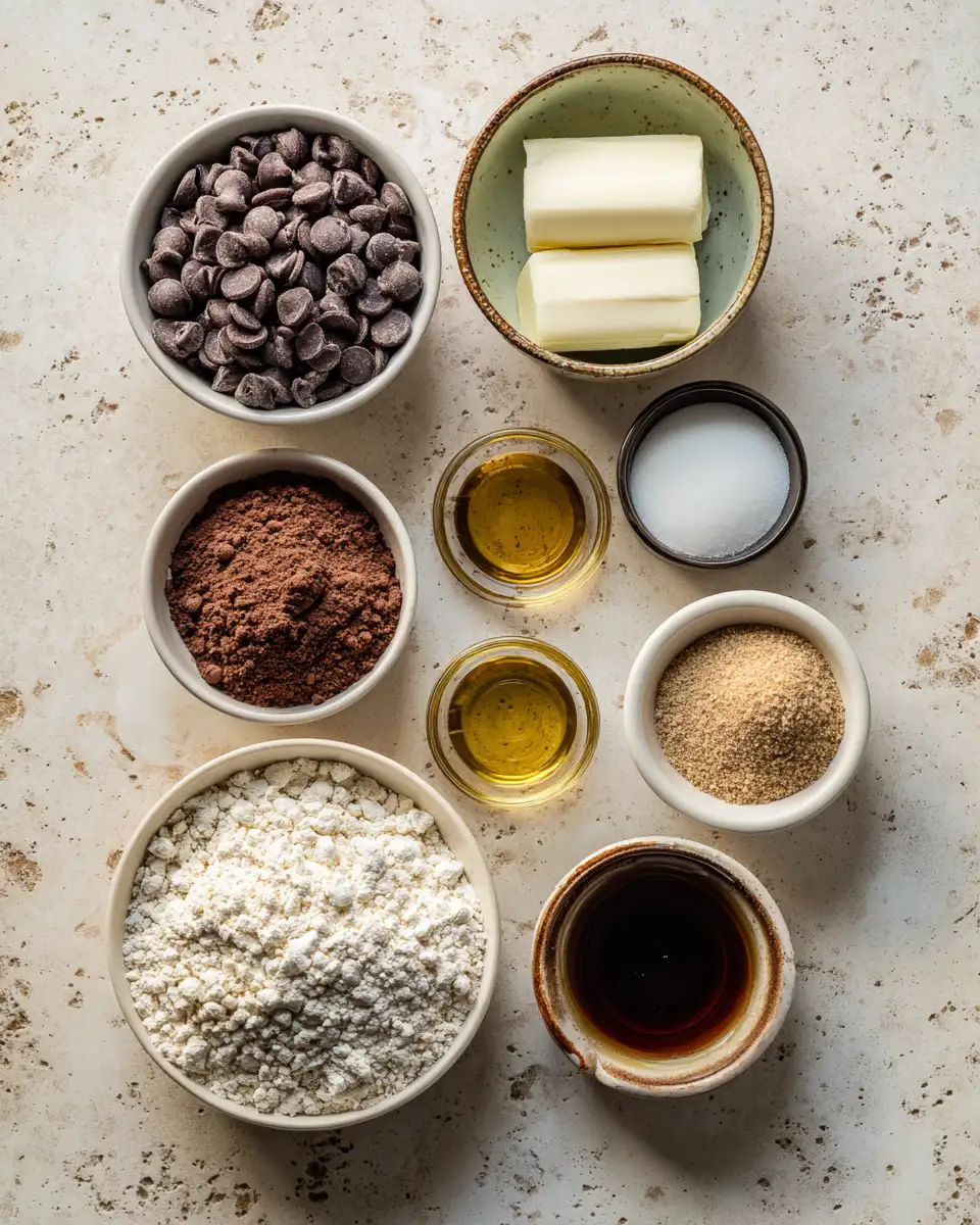 Ingredients for Indulge in Bliss with This Easy No Bake Chocolate Dessert