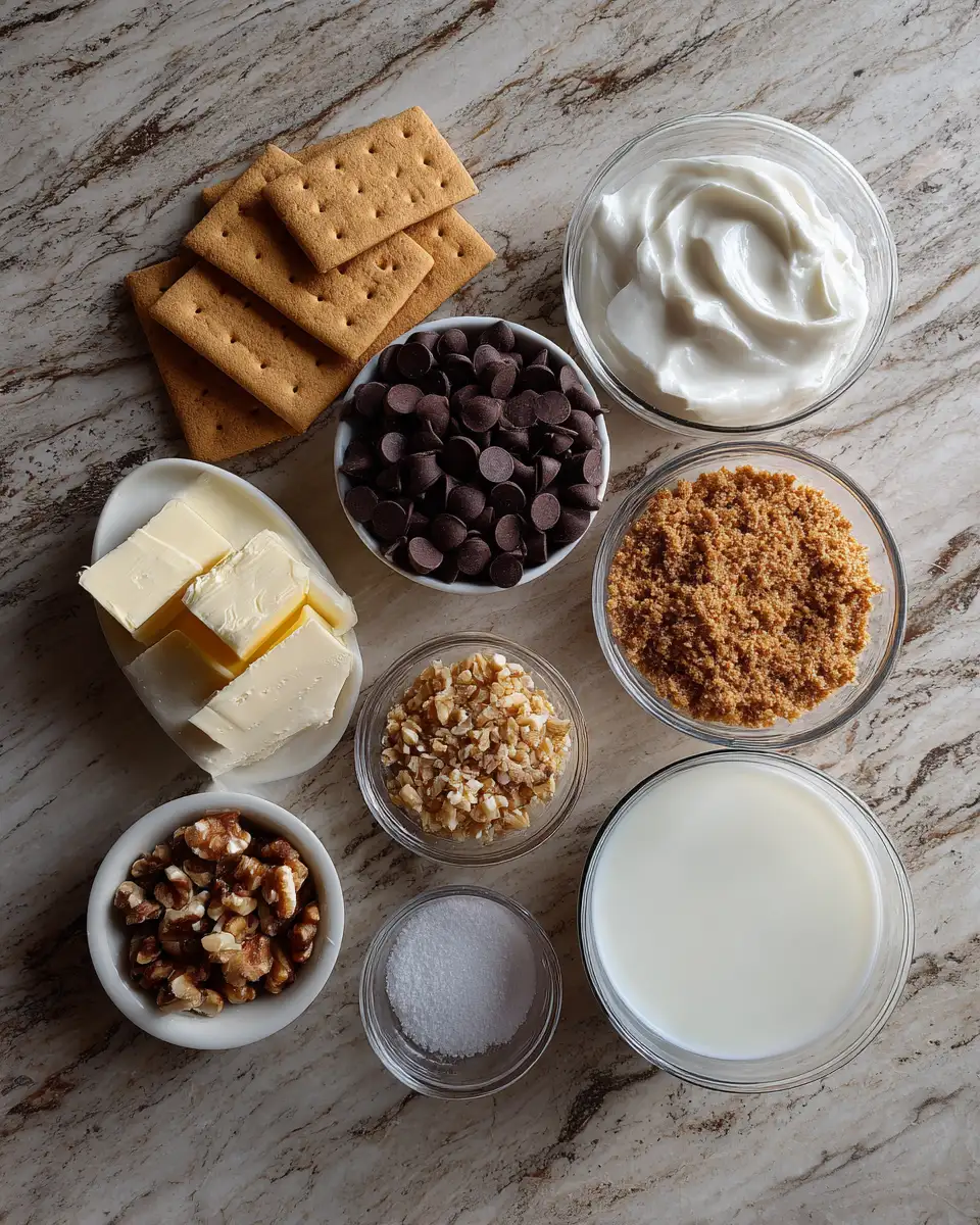 Ingredients for Irresistible No Bake Chocolate Delight Everyone Will Adore