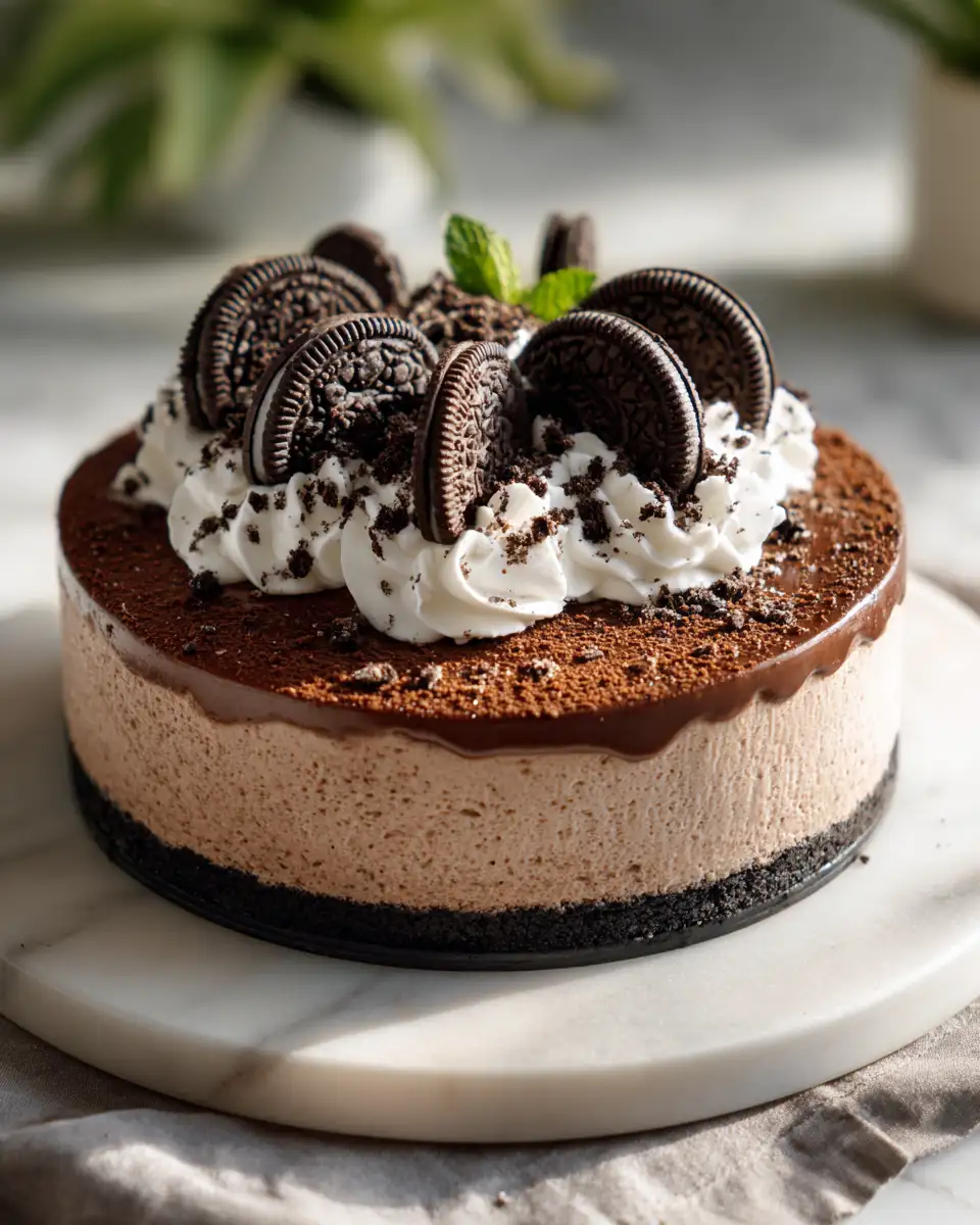 Final dish - Heavenly No Bake Oreo Cheesecake Delight