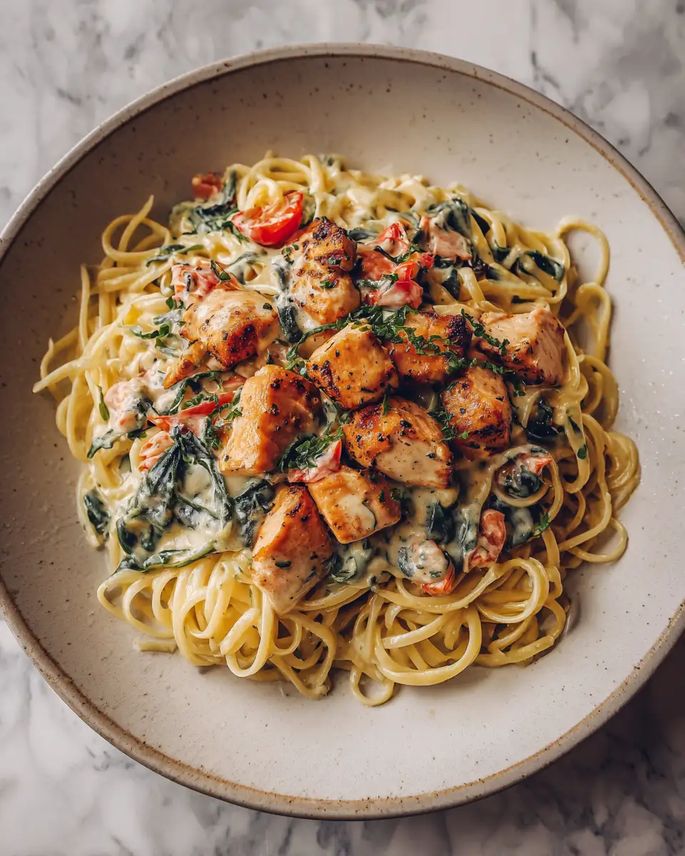 Final dish - Spice Up Dinner Tonight with One Pot Creamy Cajun Chicken Pasta
