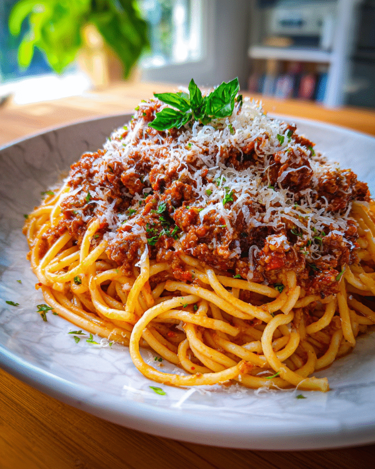 Savor the Rich Flavors of Classic Italian Pasta Bolognese - Featured Image