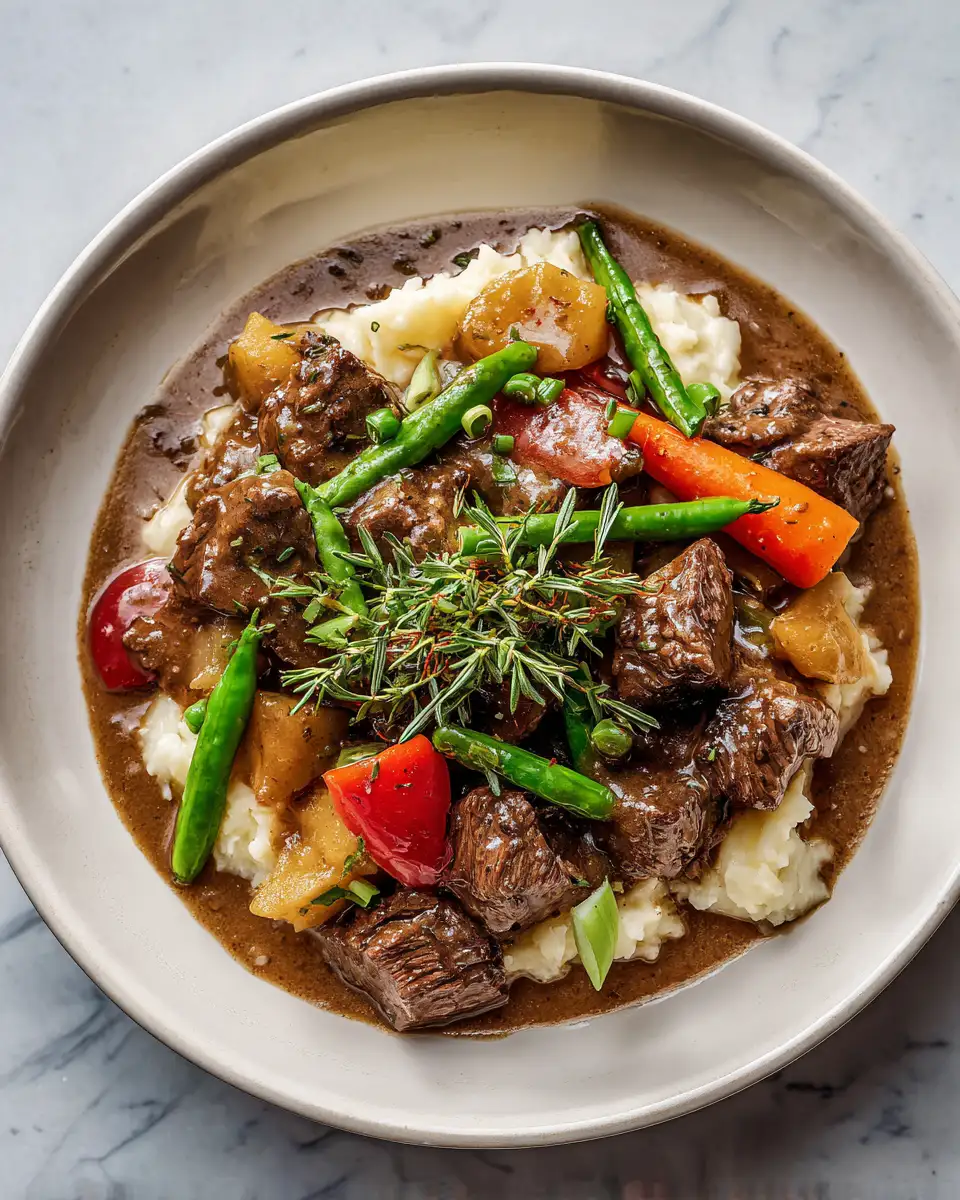 Final dish - Slow-Cooked Perfection: Unleash Flavor with Pepper Steak in a Crock Pot