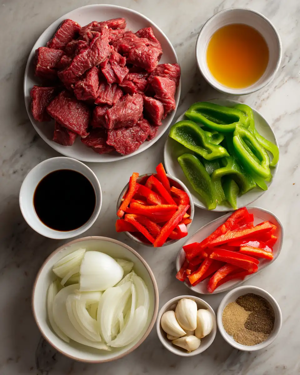 Ingredients for Slow-Cooked Perfection: Unleash Flavor with Pepper Steak in a Crock Pot