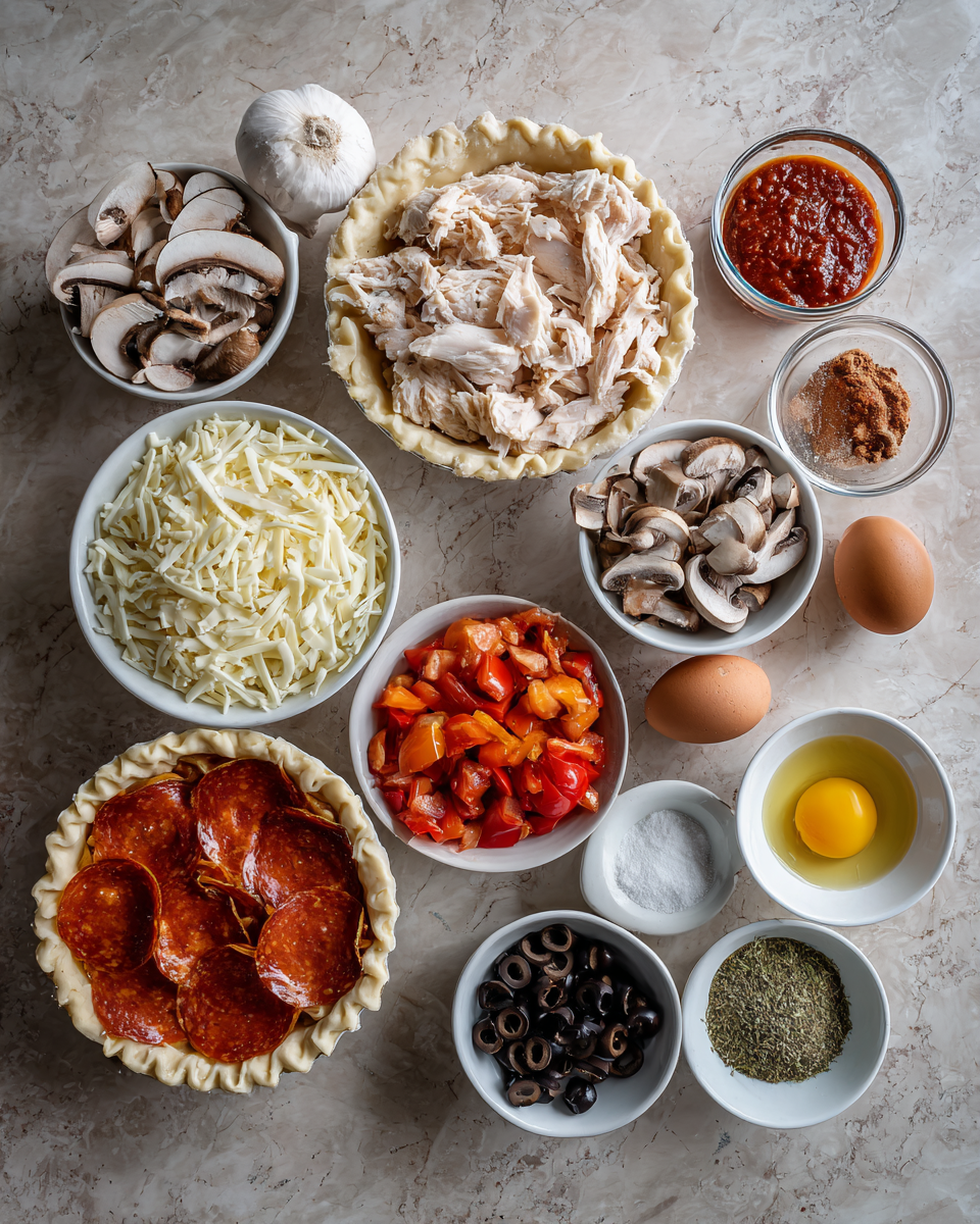 Ingredients for Irresistible Comfort: Discover the Perfect Pizza Pot Pie Recipe