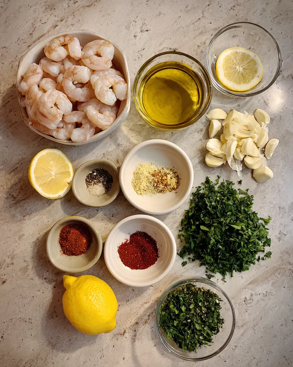 Ingredients for Speedy Shrimp Delights for Dinner