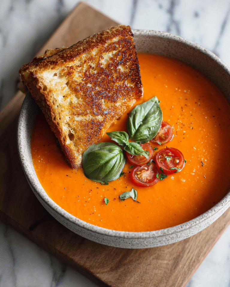 Creamy Comfort in a Bowl: Discover the Magic of Roasted Red Pepper Gouda Soup - Featured Image