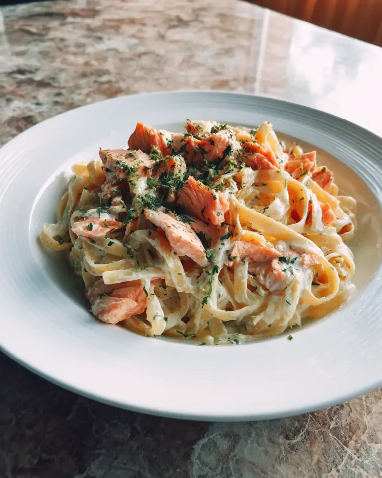 Indulge in the Ultimate Creamy Salmon Pasta Delight - Featured Image