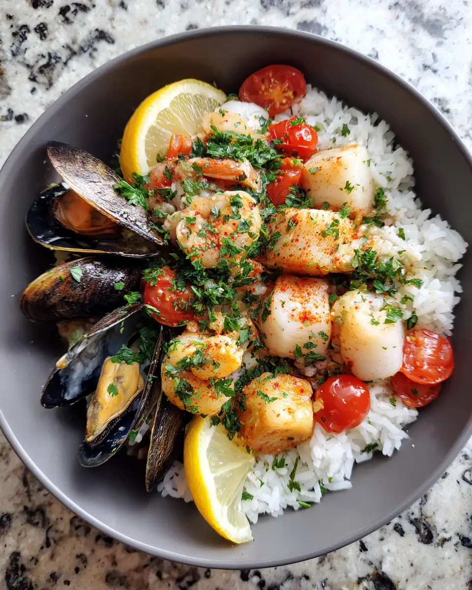 Ingredients for Effortless Seafood Bowl Bliss