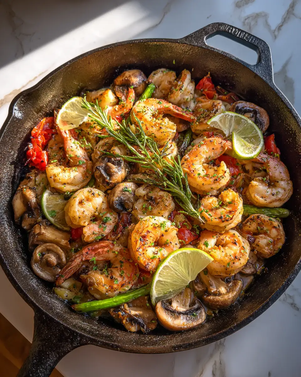 Final dish - Sizzle and Savory: Quick Seafood Skillet Dinner Delight