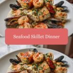 Sizzle and Savory: Quick Seafood Skillet Dinner Delight