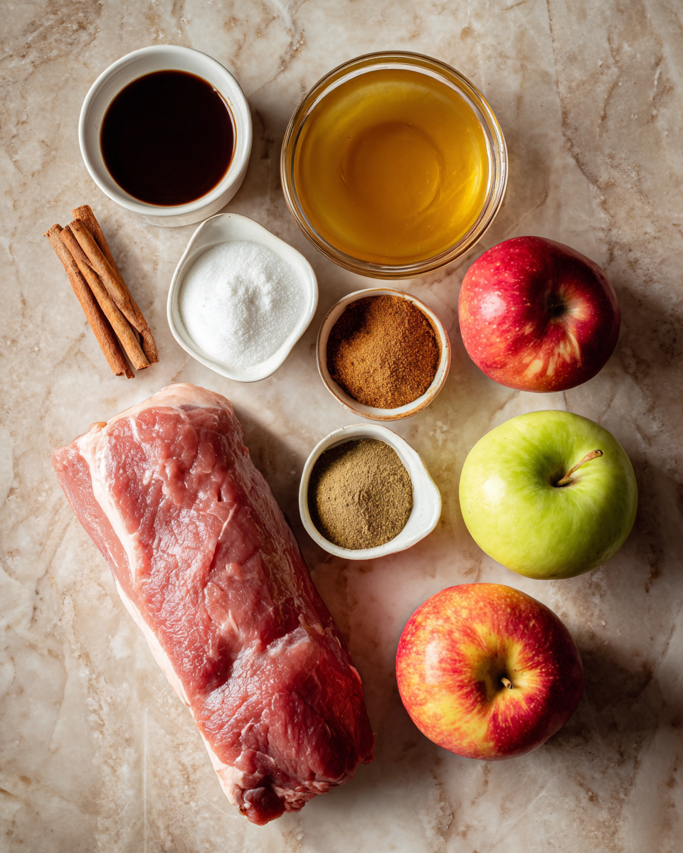 Ingredients for Savor the Flavor: Slow Cooker Apple Butter Pork Tenderloin Perfection