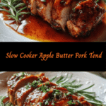 Savor the Flavor: Slow Cooker Apple Butter Pork Tenderloin Perfection