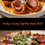 Indulge in the Irresistible Allure of Smoky Creamy Paprika Steak Shells