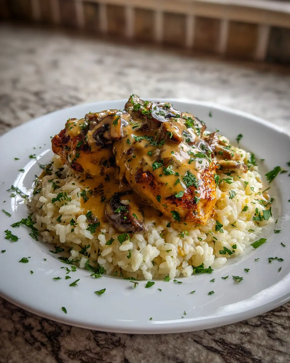 Final dish - Irresistibly Delicious: Discover the Secret to Perfect Smothered Chicken and Rice