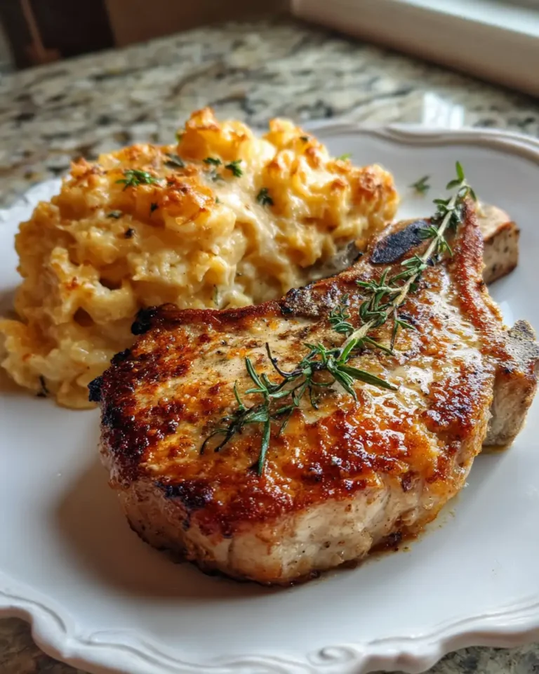 Ultimate Comfort: Smothered Pork Chop and Scalloped Potato Casserole Recipe - Featured Image