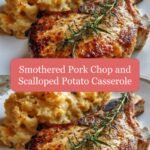 Ultimate Comfort: Smothered Pork Chop and Scalloped Potato Casserole Recipe