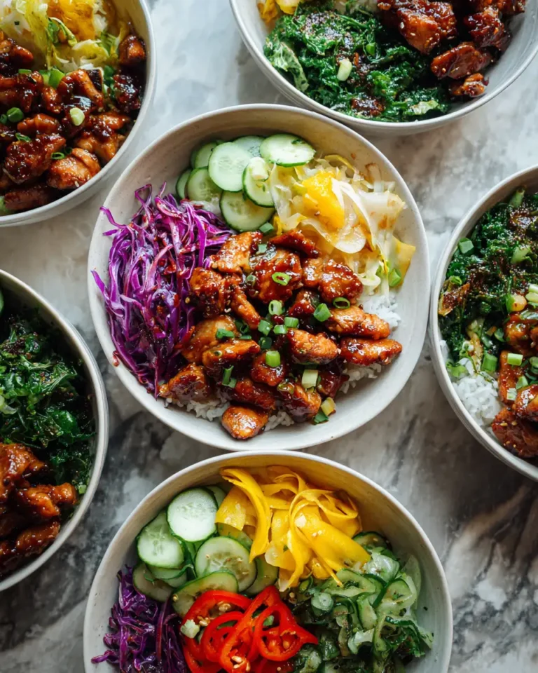 Sweet Heat Delight: Spicy Honey Chicken Bowls - Featured Image