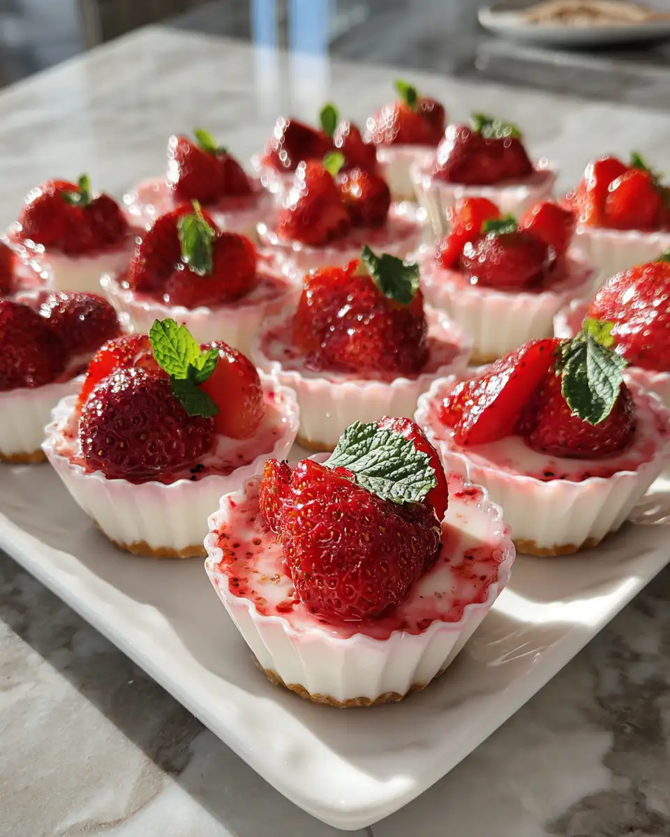 Final dish - Sweet Indulgence: Irresistible Strawberry Dessert Cups for Any Occasion