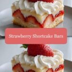 Savor the Sweetness with Irresistible Strawberry Shortcake Bars