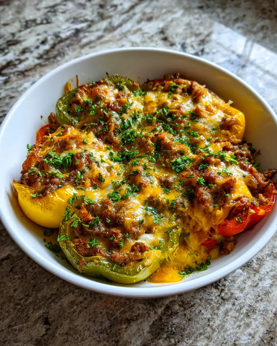Final dish - Ultimate Comfort: Dive into the Deliciousness of Stuffed Pepper Casserole