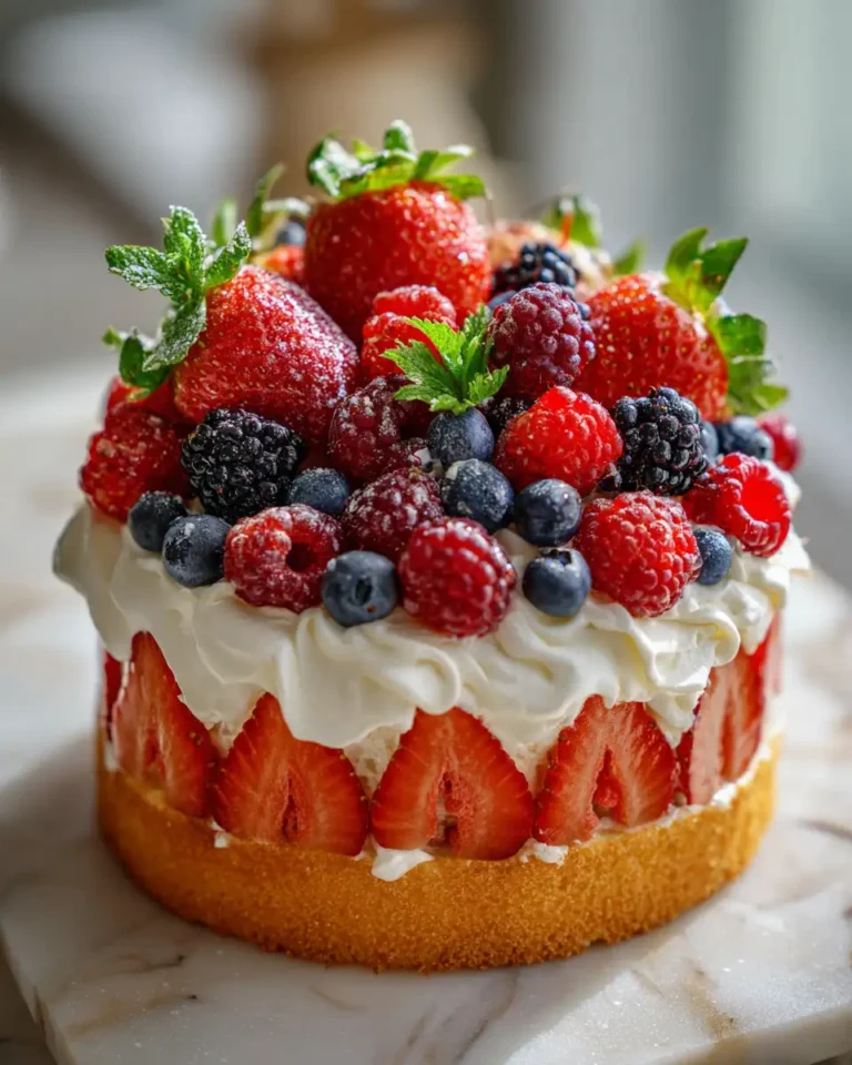Berry Bliss: Dive into the Ultimate Summer Berry Poke Cake - Featured Image