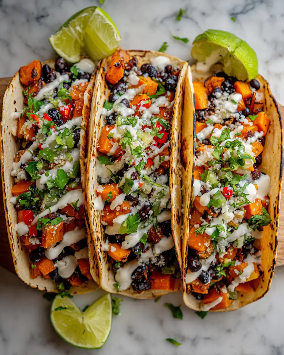 Final dish - Tantalizing Sweet Potato Black Bean Tacos That Will Spice Up Your Dinner Routine