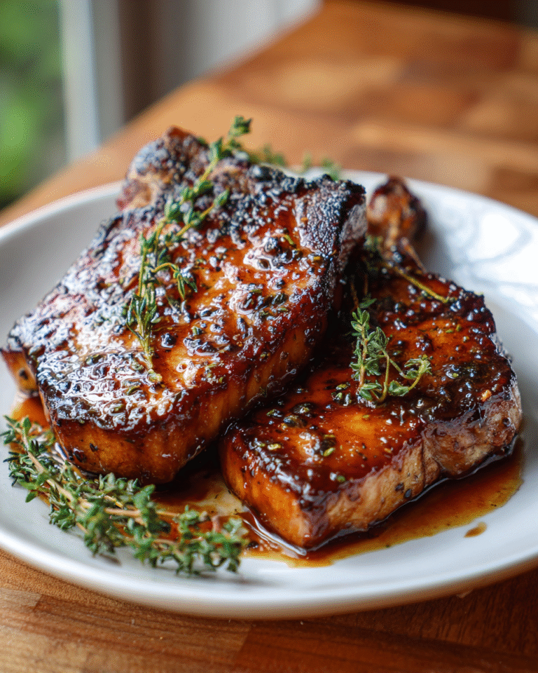 Savor the Flavor: Tender Apple Butter Pork Chops That Melt in Your Mouth - Featured Image