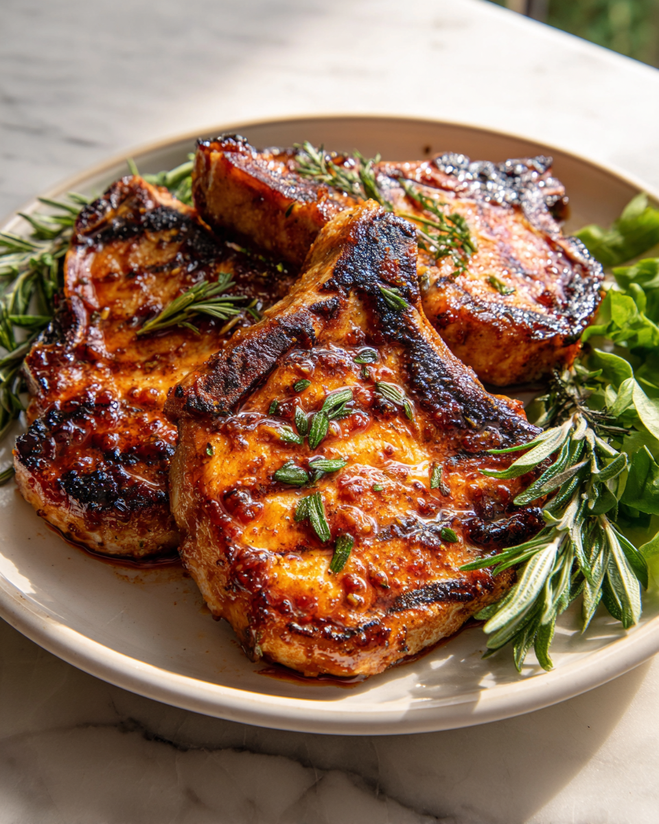 Final dish - Savor the Flavor: Tender Apple Butter Pork Chops That Melt in Your Mouth